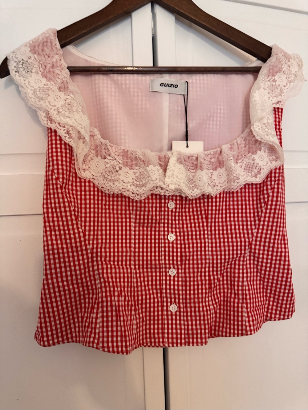 Guizio Paloma Lace Top